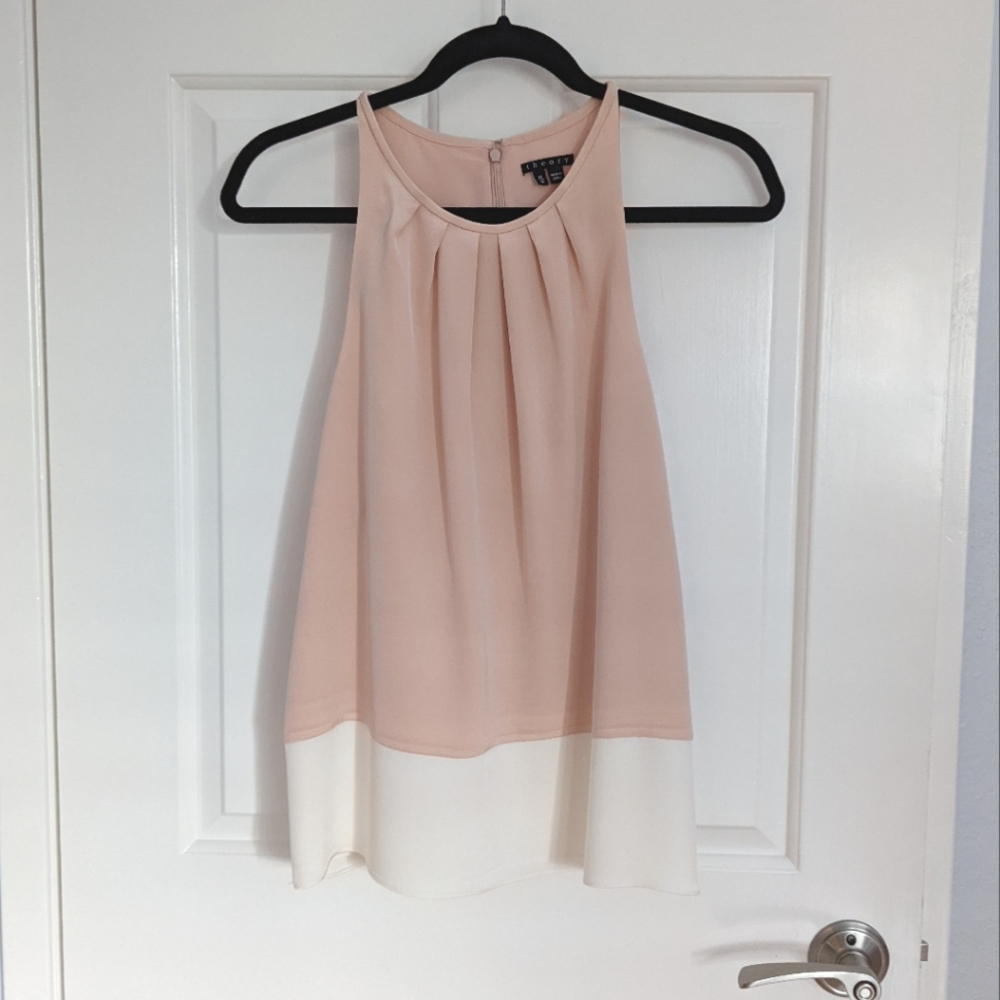 Theory Silk Sleeveless Blouse